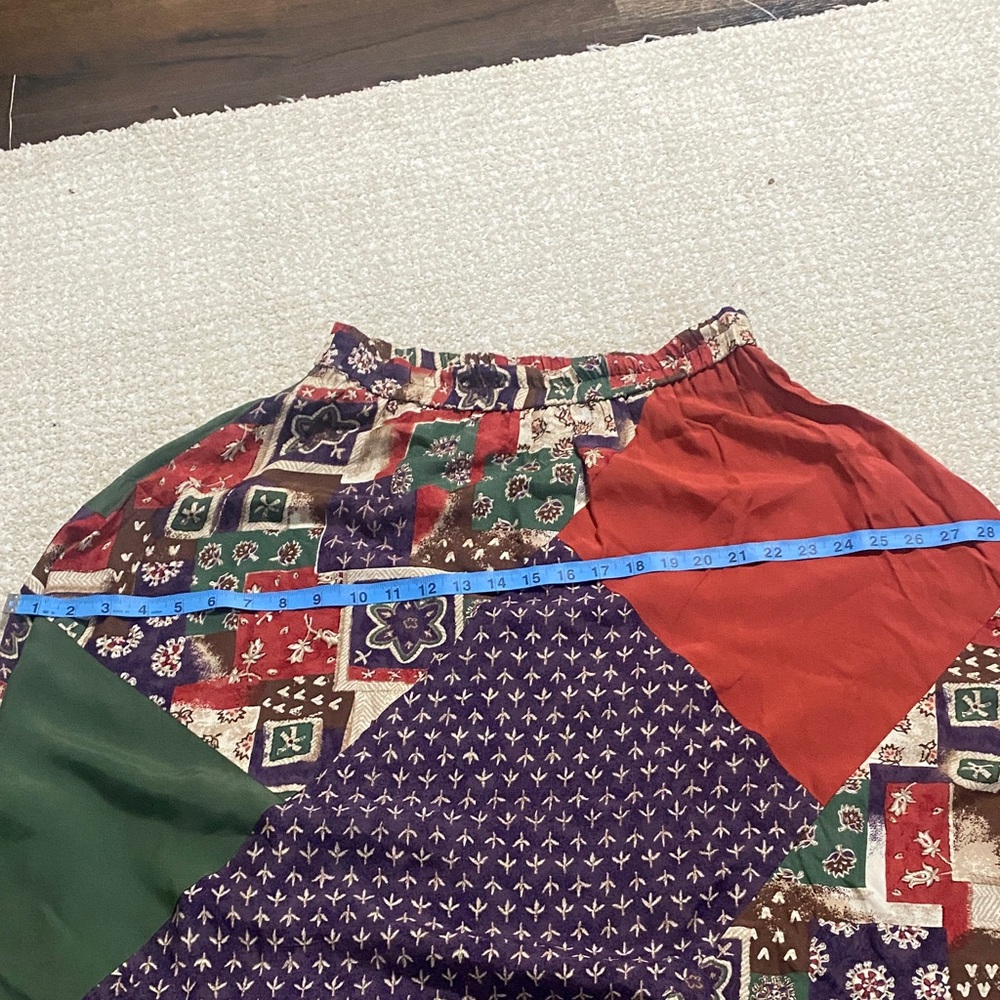 Chaus Multicolor Patchwork Maxi Skirt - image 7